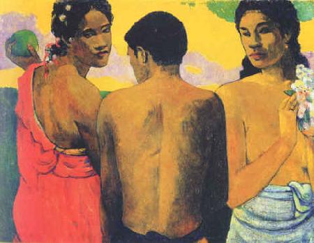 Paul Gauguin Three Tahitians Germany oil painting art